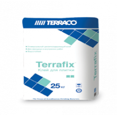 Клей плиточный водостойкий TERRACO Terrafix Grey серый 25 кг