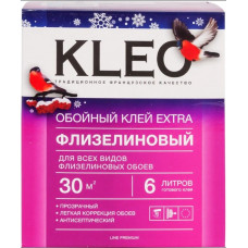 Клей для обоев флизелиновых KLEO EXTRA, 290 грамм (20 шт/коробка)