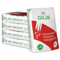 Гипсовая финишная шпатлевка 25 GILIS, 20 кг (72)