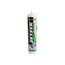 Герметик силиконовый санитарный прозрачный Jetfix 280 мл (25 шт)