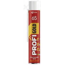 Пена монтажная Profi Gold -65 750мл 65л бытовая (12)