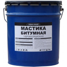 Мастика НОВАЯ ЛИНИЯ битумная 18 кг (36 шт/пал)