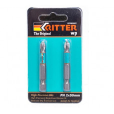 PS20112050 Бита Ritter WP PH 2x50мм магнитные (сталь S2) (10шт / лента RSC) (1шт / инд. уп) (1200/300/10)