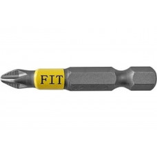 Биты кованые FIT, сталь S2, односторонние 50 мм PH2 Профи 2 шт., блистер (200/50/1)