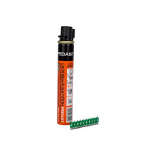 Гвозди 3.0х16 мм усиленные для монтажного пист (1000шт/уп) комплект с газовым баллоном 165 мFEDAST