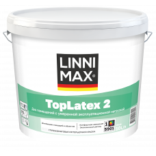 Краска ВД LINNIMAX Toplatex 2/ТопЛатекс 2 База 1 10 л для внутренних работ