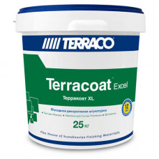 Штукатурка декоративная TERRACO Terracoat XL (2 мм) 25 кг (24) фасадная с текстурой Короед акриловая