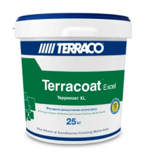 Штукатурка декоративная TERRACO Terracoat XL (2 мм) NP 25 кг (24) фасадная с текстурой Короед акриловая