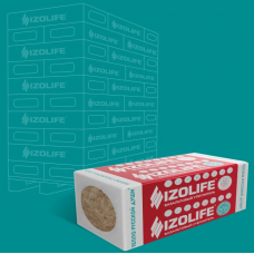 Минвата IZOLIFE АКУСТИК 1200х600х50 мм 41 кг/м3 (8 мм/5,76 м2/0,288 м3) 24 уп/пал IL00005