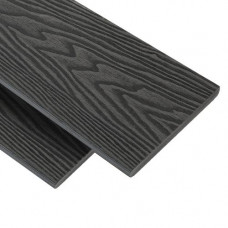 Заборная (универсальная) доска EasyDecking Вуд-Икс 131х11х4010 Черное дерево 3D