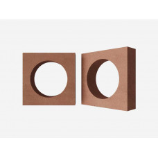 Декоративный бриз-блок Mesterra Кобого / Cobogo 0102, терракотовый, 250*250 мм 